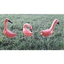 Flamingos em Cerâmica Enfeite de Jardim