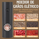 KIT Moedor Elétrico de Sal e Pimenta