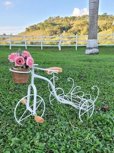 Bicicleta Decorativa de Ferro Rústica