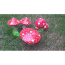 Cogumelos em Cerâmica Enfeite de Jardim