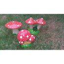 Cogumelos em Cerâmica Enfeite de Jardim