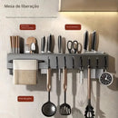 Suporte com Ganchos para Utensílios De Cozinha